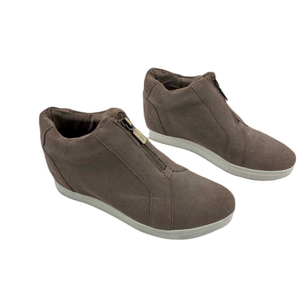 Blondo Women’s Suede Wedge Waterproof High Sneaker Ankle Platform Boots Size 8